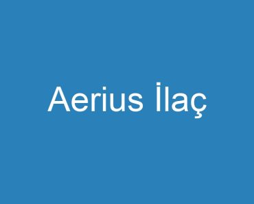 Aerius İlaç