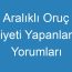 Aralıklı Oruç Diyeti Yapanların Yorumları