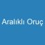 Aralıklı Oruç