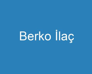 Berko İlaç