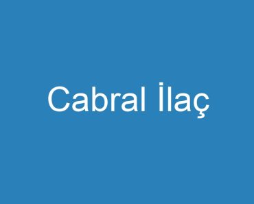 Cabral İlaç