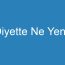 Diyette Ne Yenir