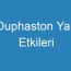 Duphaston Yan Etkileri