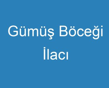 Gümüş Böceği İlacı