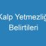 Kalp Yetmezliği Belirtileri