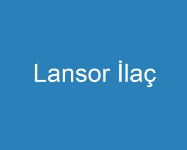 Lansor İlaç