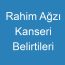 Rahim Ağzı Kanseri Belirtileri