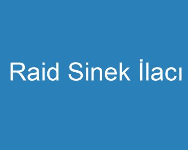 Raid Sinek İlacı