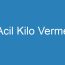 Acil Kilo Verme