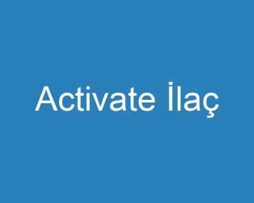 Activate İlaç