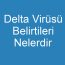 Delta Virüsü Belirtileri Nelerdir