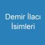 Demir İlacı İsimleri