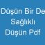 Düşün Bir De Sağlıklı Düşün Pdf