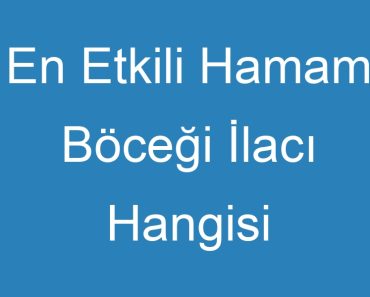 En Etkili Hamam Böceği İlacı Hangisi