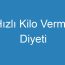 Hızlı Kilo Verme Diyeti