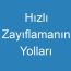 Hızlı Zayıflamanın Yolları