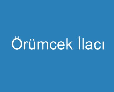 Örümcek İlacı