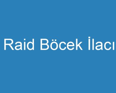 Raid Böcek İlacı