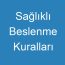 Sağlıklı Beslenme Kuralları