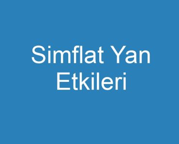 Simflat Yan Etkileri