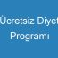 Ücretsiz Diyet Programı