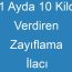 1 Ayda 10 Kilo Verdiren Zayıflama İlacı