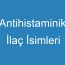 Antihistaminik İlaç İsimleri