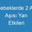 Bebeklerde 2 Ay Aşısı Yan Etkileri