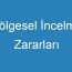 Bölgesel İncelme Zararları