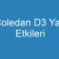 Coledan D3 Yan Etkileri