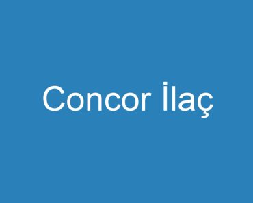 Concor İlaç