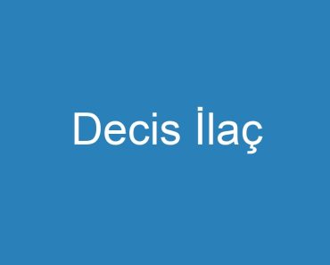 Decis İlaç