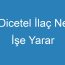 Dicetel İlaç Ne İşe Yarar