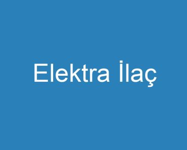 Elektra İlaç