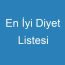 En İyi Diyet Listesi