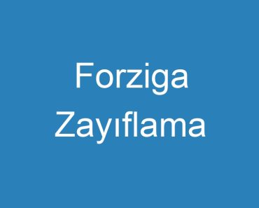 Forziga Zayıflama