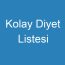 Kolay Diyet Listesi