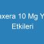 Paxera 10 Mg Yan Etkileri