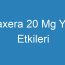 Paxera 20 Mg Yan Etkileri