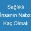 Sağlıklı İnsanın Nabzı Kaç Olmalı