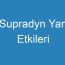 Supradyn Yan Etkileri