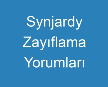 Synjardy Zayıflama Yorumları