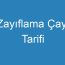 Zayıflama Çayı Tarifi