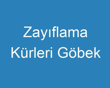 Zayıflama Kürleri Göbek