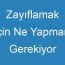 Zayıflamak İçin Ne Yapmam Gerekiyor