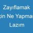 Zayıflamak İçin Ne Yapmam Lazım