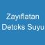 Zayıflatan Detoks Suyu