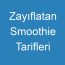 Zayıflatan Smoothie Tarifleri