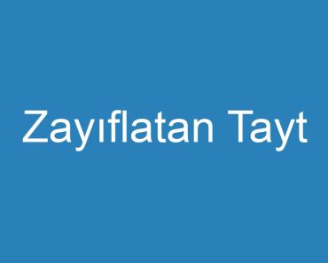 Zayıflatan Tayt