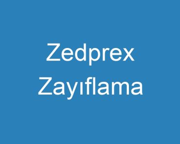 Zedprex Zayıflama